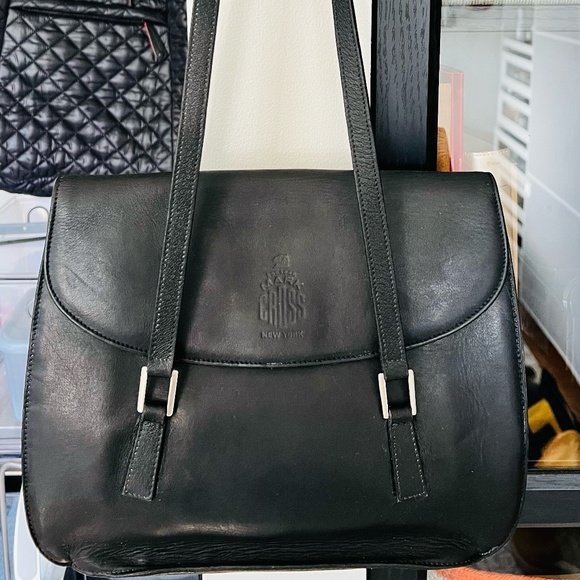 Mark Cross Handbags - Mark Cross Leather Shoulder Bag